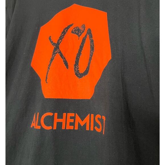 The Weeknd XO, Alchemist T-shirt, Black, Red  Graphic Tee - Picture 4 of 8
